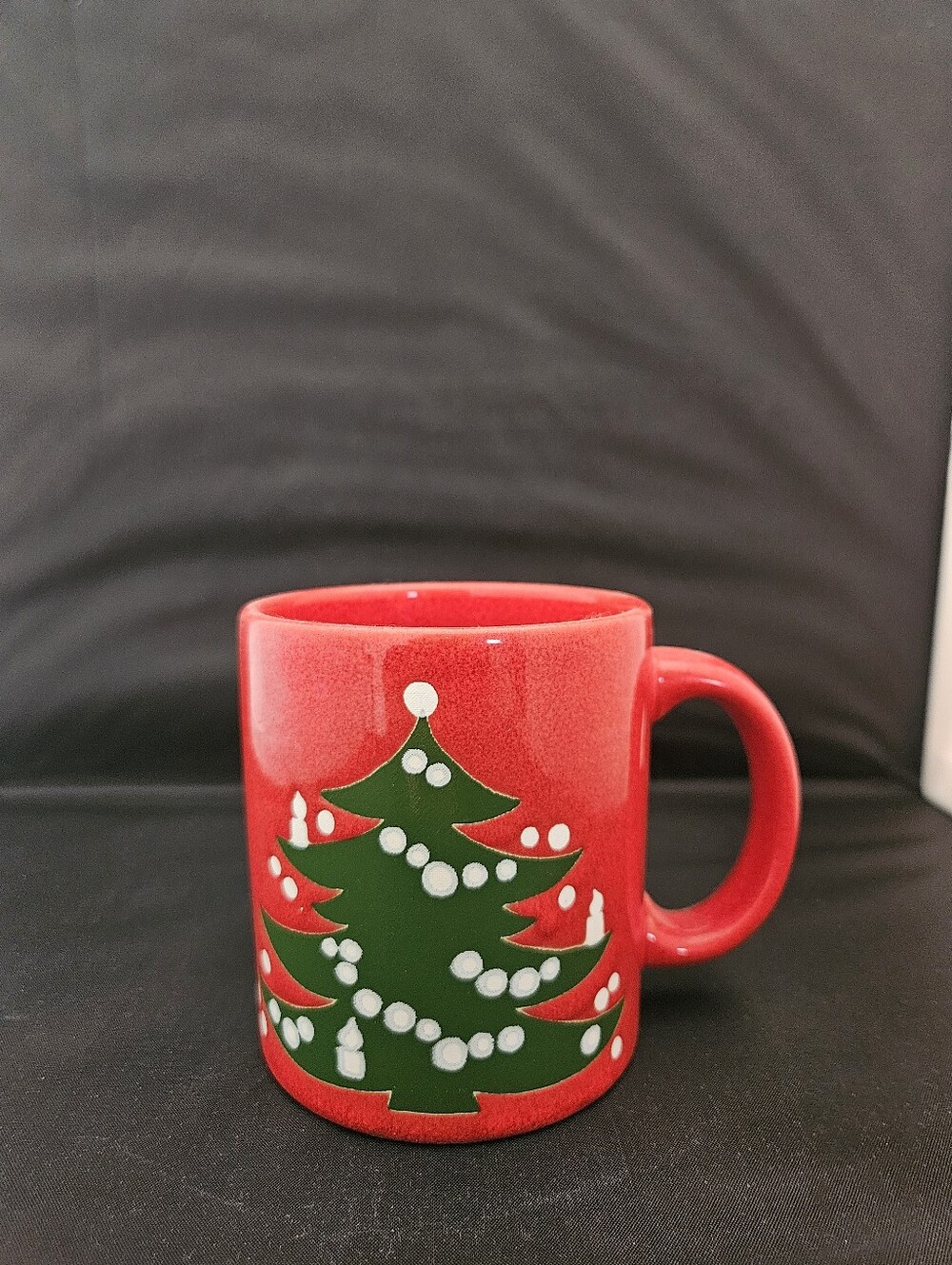 Waechtersbach christmas tree red vintage antique mug